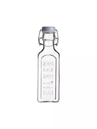 KILNER | Glasflasche mit Bügelverschluss 300ml eckig Glas | 